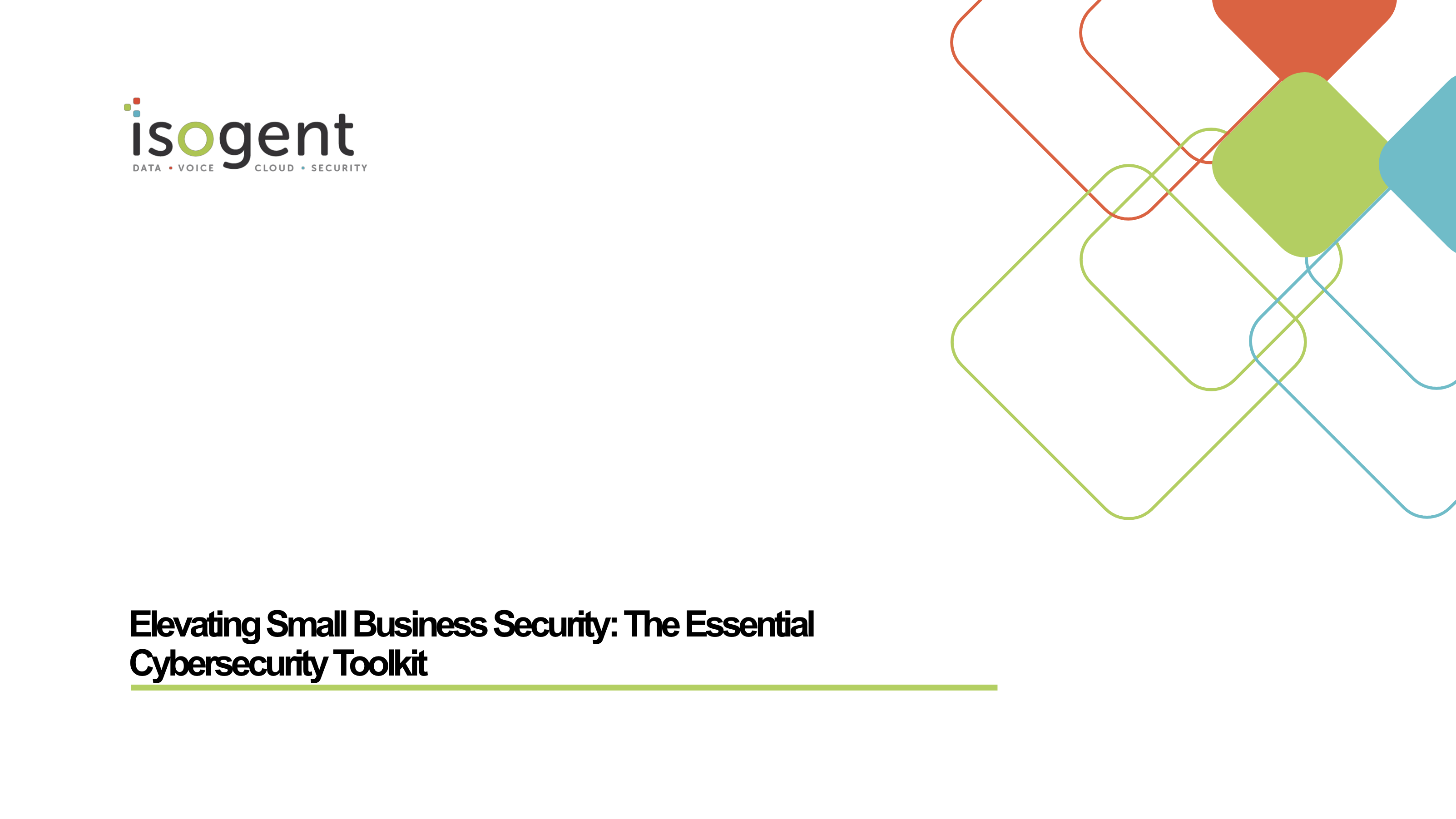 Elevating Small Business Security: The Essential Cybersecurity Toolkit